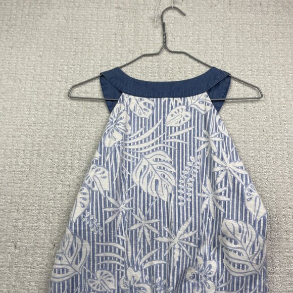 Tommy Bahama Floral Tank Dress Sleeveless Casual Summer Island Travel Women M - Picture 9 of 10